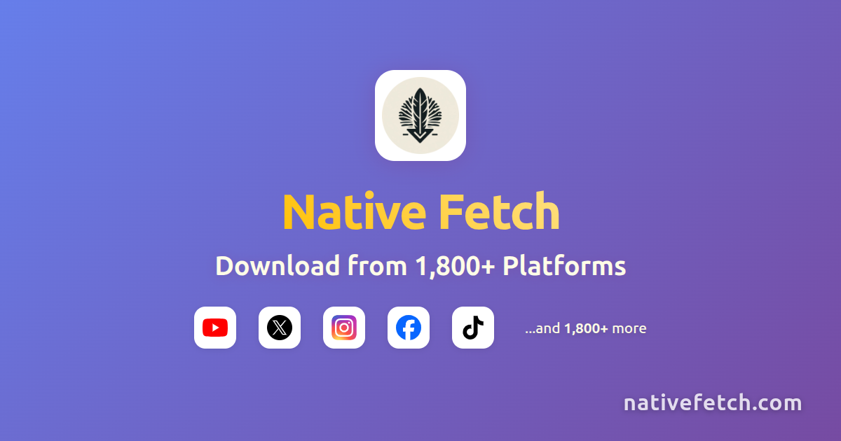 NativeFetch Logo